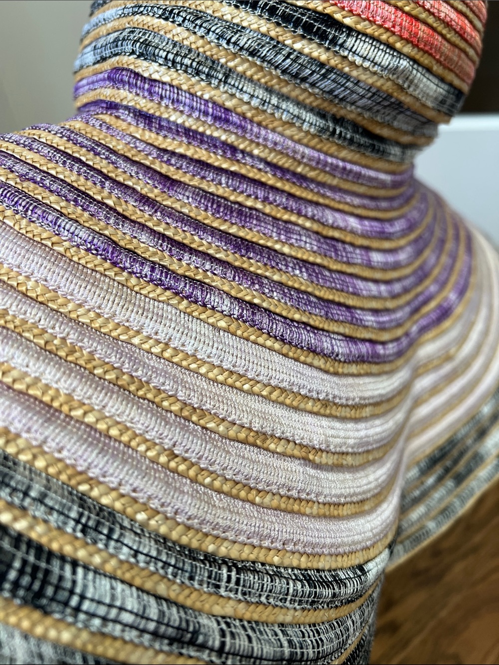 Missoni Mare Straw Multicolor Sunhat NWT - Picture 14 of 14